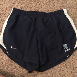 Nike Dri-fit USA lacrosse shorts
